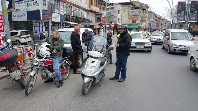 Denetimler işe yaradı kasksız motosiklet kullanan çıkmadı