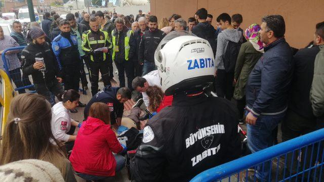 Kriz geçirip kaza yapan taksi şoförü, kalp masajıyla hayata döndürüldü