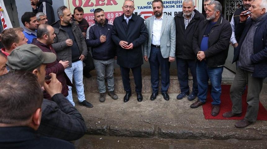 Başkan Kavuş, sanayi esnafıyla bir araya geldi