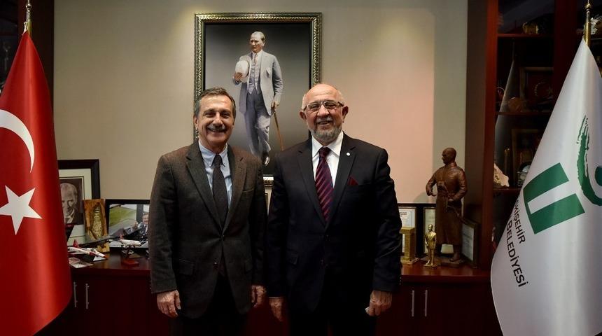 Sarıoğlu&rsquo;ndan Başkan Ata&ccedil;&rsquo;a ziyaret