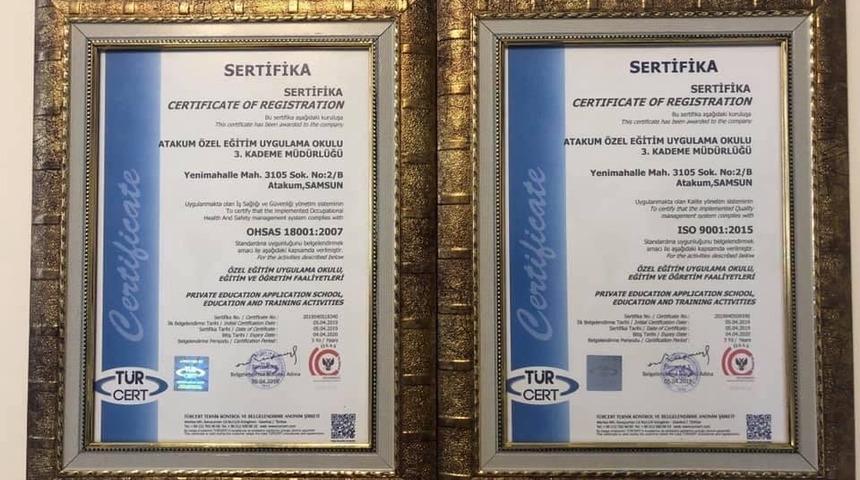 Atakum &Ouml;zel Eğitim Uygulama Okulu&rsquo;ndan bir ilk