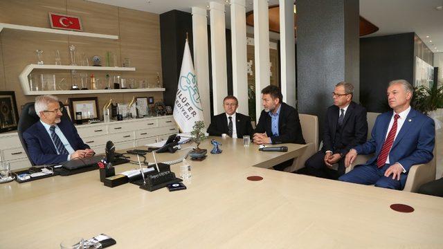 CHP yönetiminden Başkan Turgay Erdem’e ziyaret