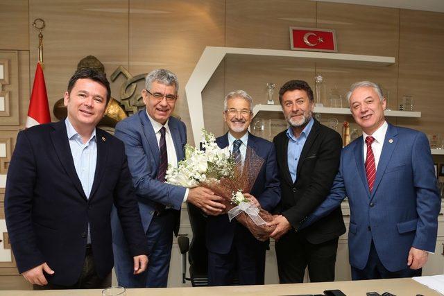 CHP yönetiminden Başkan Turgay Erdem’e ziyaret