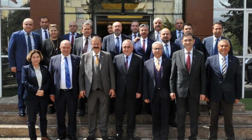 GSO y&ouml;netiminden GAOSB Başkanı Şimşek&rsquo;e hayırlı olsun ziyareti