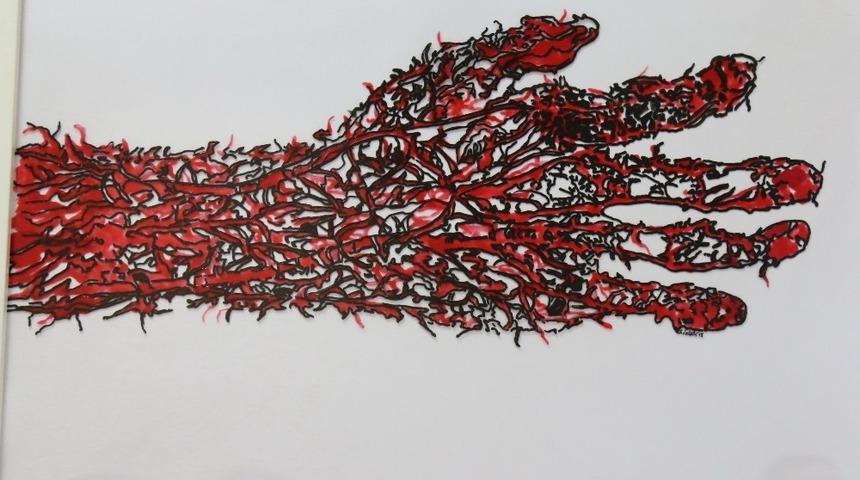 SA&Uuml;&rsquo;de &rsquo;Cehennemden Ka&ccedil;anlar&rsquo; adlı resim sergisi a&ccedil;ıldı