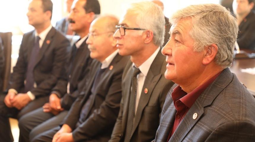 Başkan G&uuml;r&uuml;n&rsquo;e Fethiye ve Ortaca muhtarlarından ziyaret