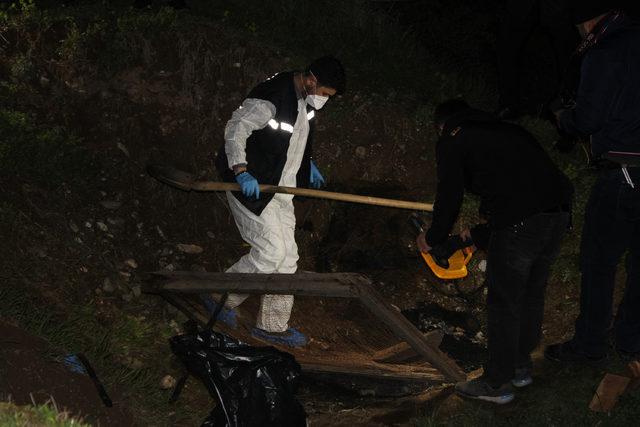 Tokat'ta, çay kenarında yanmış insan kemikleri bulundu
