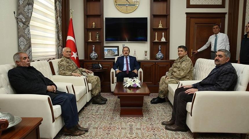 Giresun Jandarma B&ouml;lge Komutanı Tuğgeneral Hasan Ko&ccedil;yiğit&rsquo;ten Vali Pehlivan&rsquo;a ziyaret