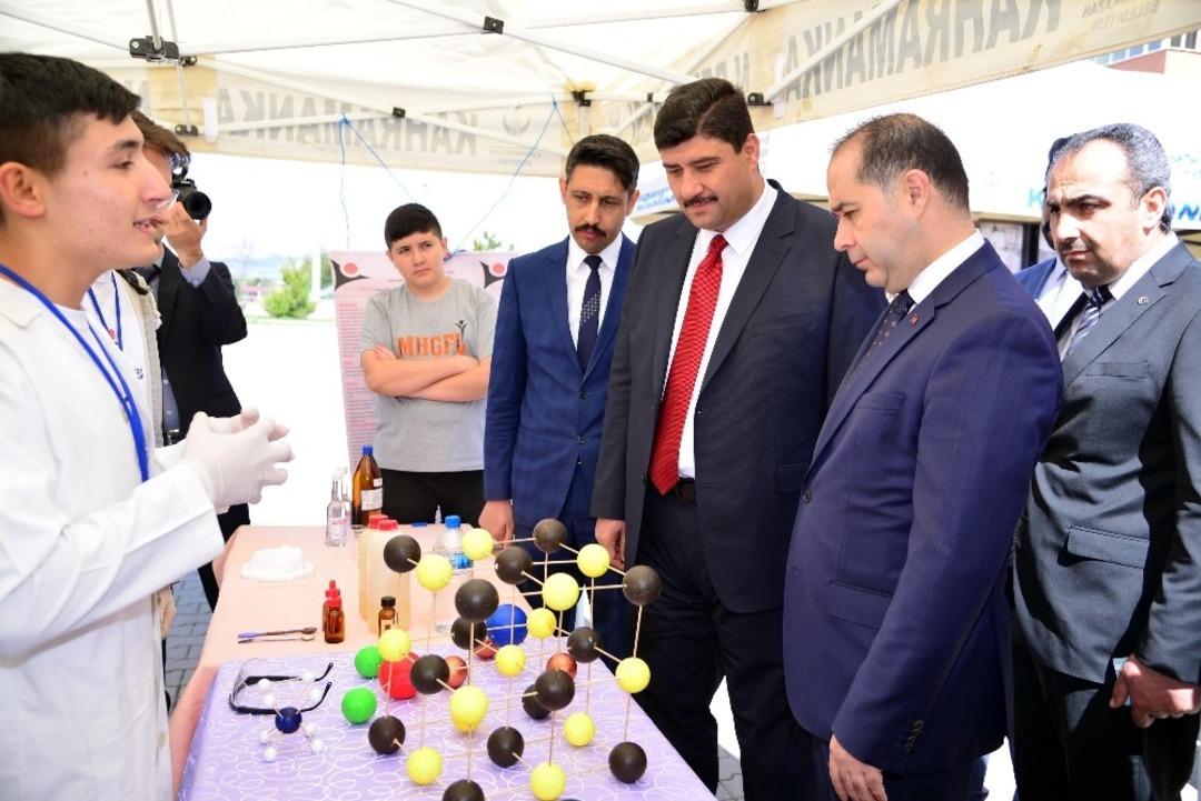 Başkan Oğuz liseli kaşiflerle buluştu