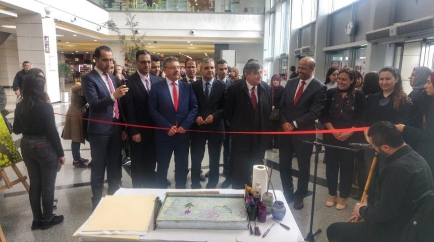 Tepebaşı Halk Eğitimi Merkezi&rsquo;nden &lsquo;Ebru ve Resim Sergisi&rsquo;