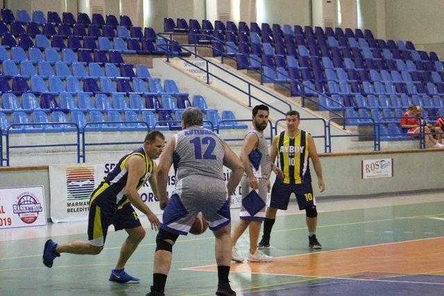 Uluslararası Marmaris Veteran Basketbol Turnuvası başladı