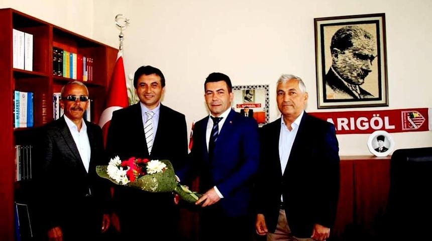 Sarıg&ouml;l Belediye Başkanından, Kaymakam Kılın&ccedil;&rsquo;a ziyaret