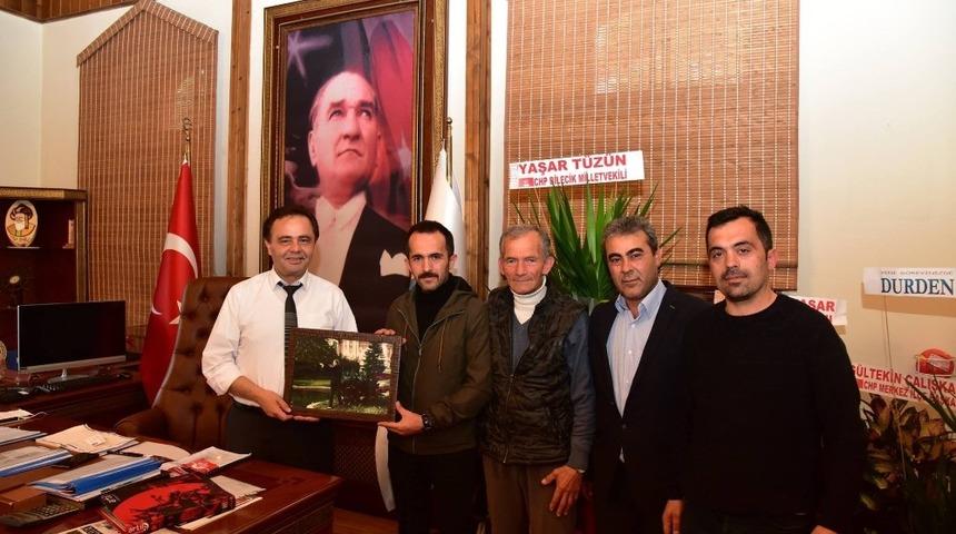 Avcılık ve Atıcılık Kul&uuml;b&uuml;&rsquo;nden Başkan Şahin&rsquo;e ziyaret