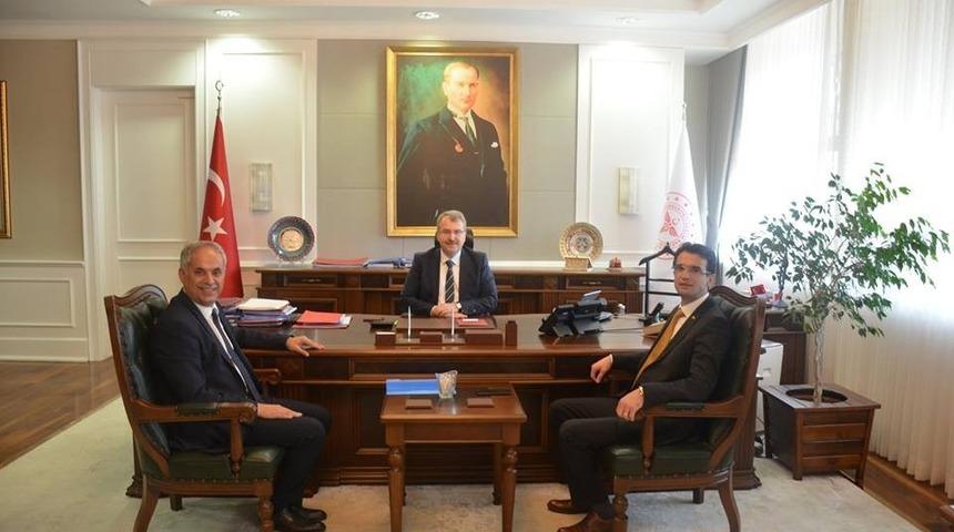 Başkan Yaman&rsquo;ın Ankara temasları