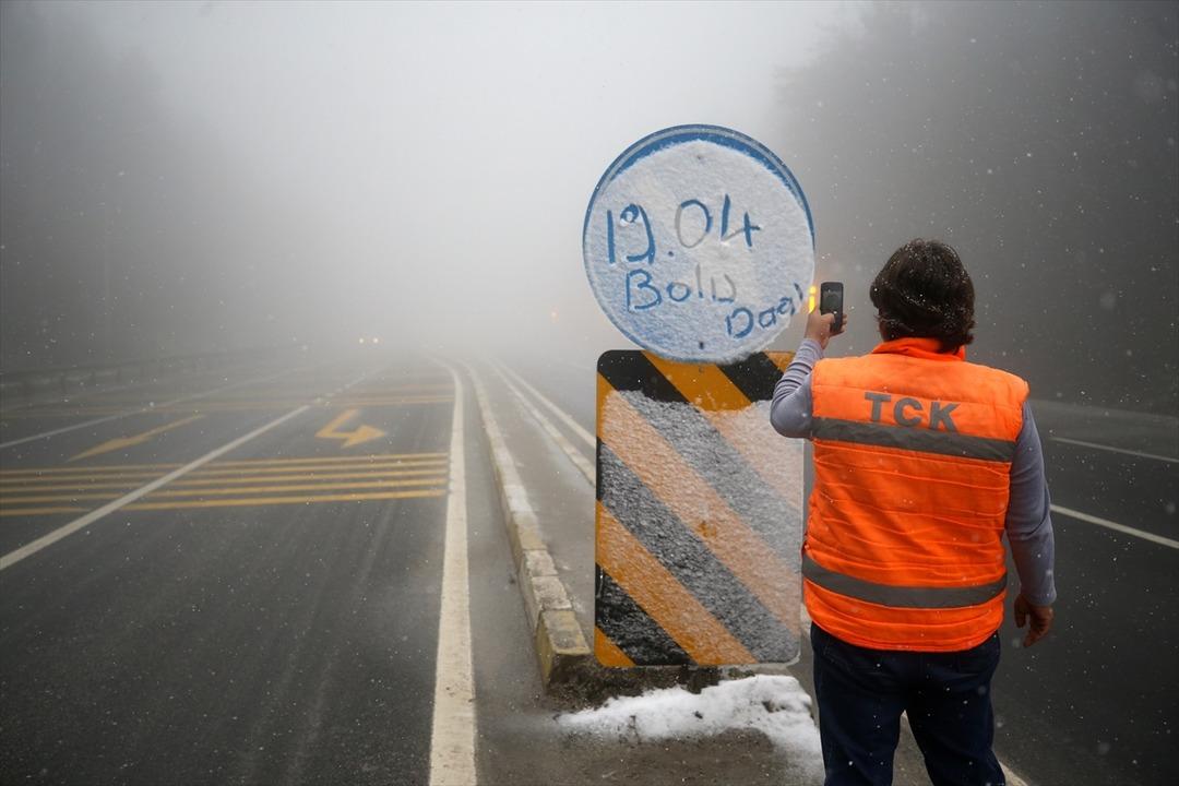 Nisan ayında şaşırtan manzara