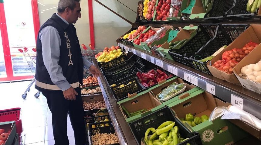 Seydişehir Belediyesi zabıta ekiplerinden esnaf denetimi