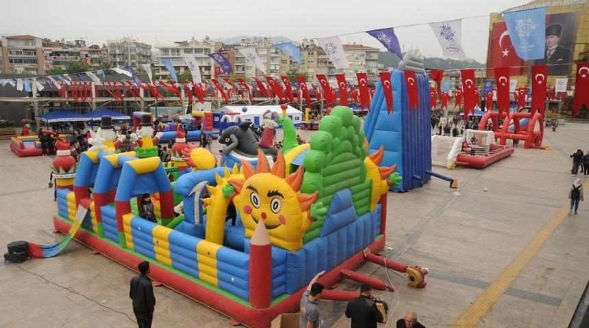 Aydınlı &ccedil;ocuklar 23 Nisan&rsquo;da eğlenceye doyacak