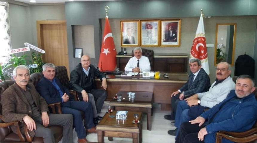 Başkan Ocak, Başkan Yılmaz&rsquo;ı ziyaret etti