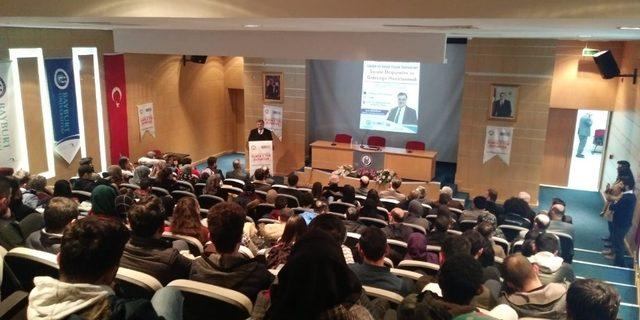 Bayburt’ta misafir öğrenciler “Sosyal Değişimler ve Geleceğe Hazırlanmak” seminerinde buluştu