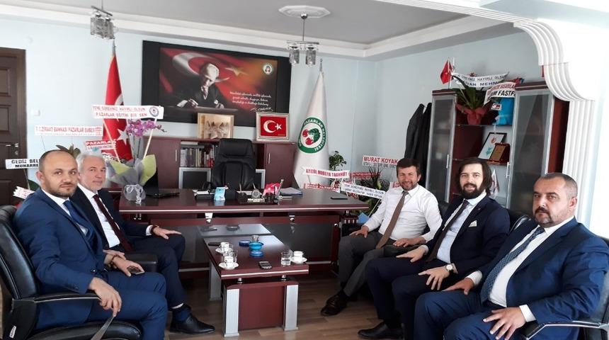 Sara&ccedil;oğlu&rsquo;ndan Başkan Demirci&rsquo;ye &rsquo;Hayırlı olsun&rsquo; ziyareti