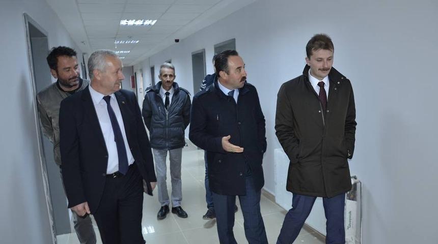 İl M&uuml;d&uuml;r&uuml; Yıldız, Kaymakam Kurt ile bir araya geldi