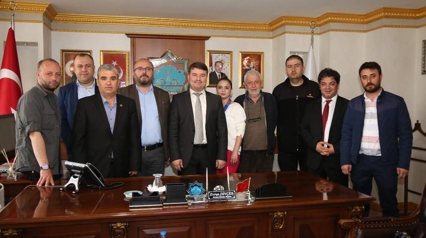 Gazeteciler Cemiyetinden Başkan Dinçer’e ziyaret