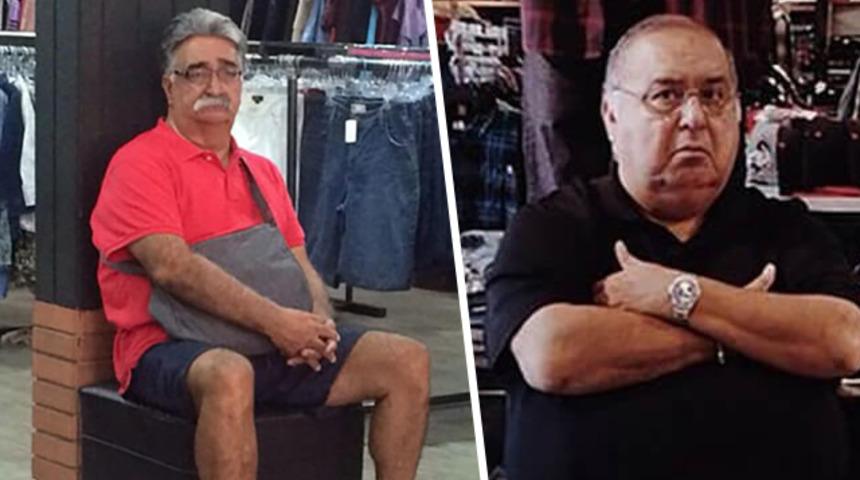 Eşleriyle alışverişe &ccedil;ıkan erkeklerin trajikomik fotoğrafları