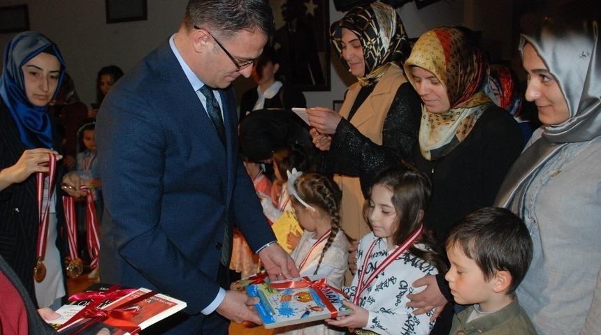 Kitap okudular, madalya kazandılar