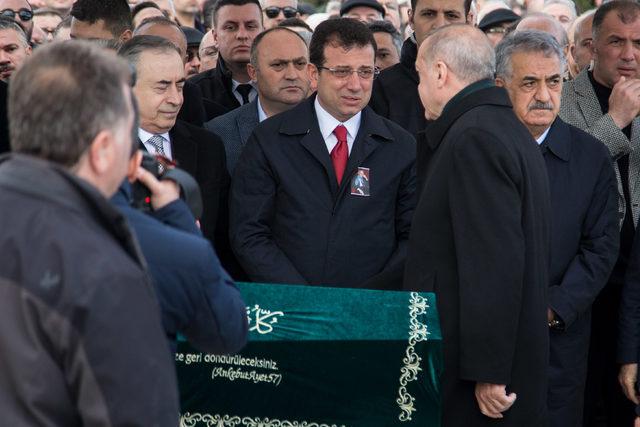 Cumhurbaşkanı Erdoğan cenazeye katıldı 
