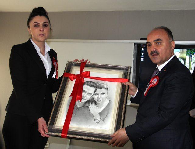 Afrin şehidinin hayali k&uuml;t&uuml;phane a&ccedil;ıldı 3