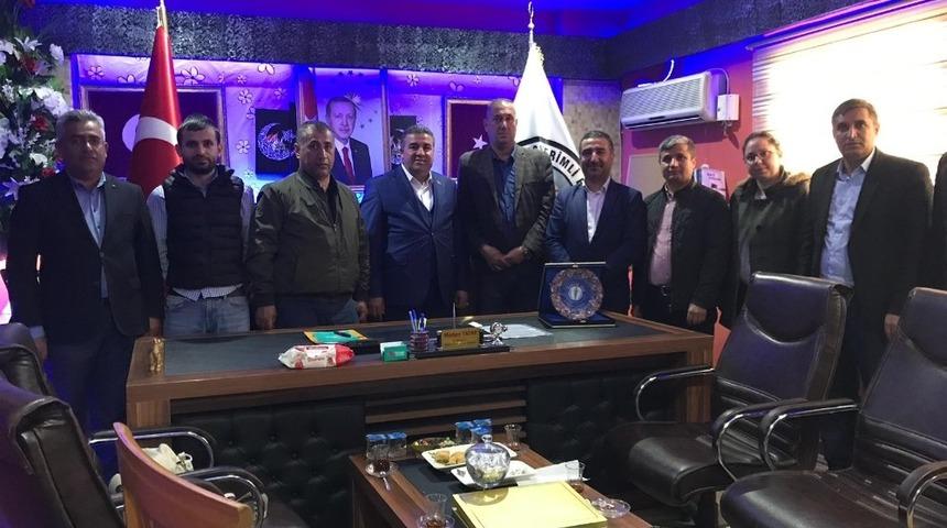 Sağlık-Sen&rsquo;den Başverimli Belediye Başkanı Tatar&rsquo;a tebrik ziyareti