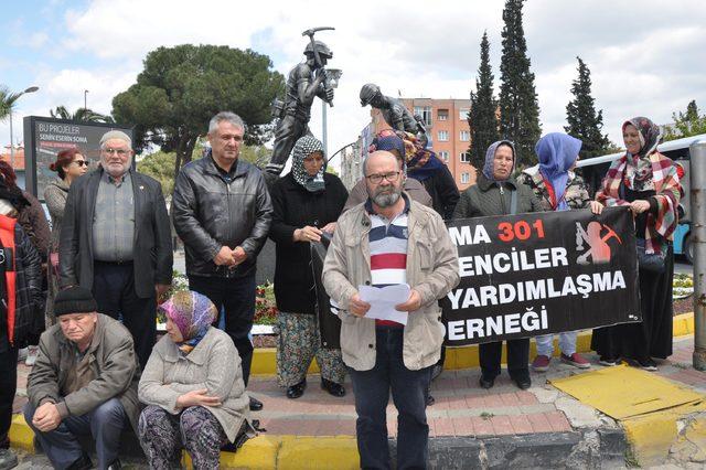 Madenci ailelerinden Can Gürkan'ın tahliyesine tepki (2)