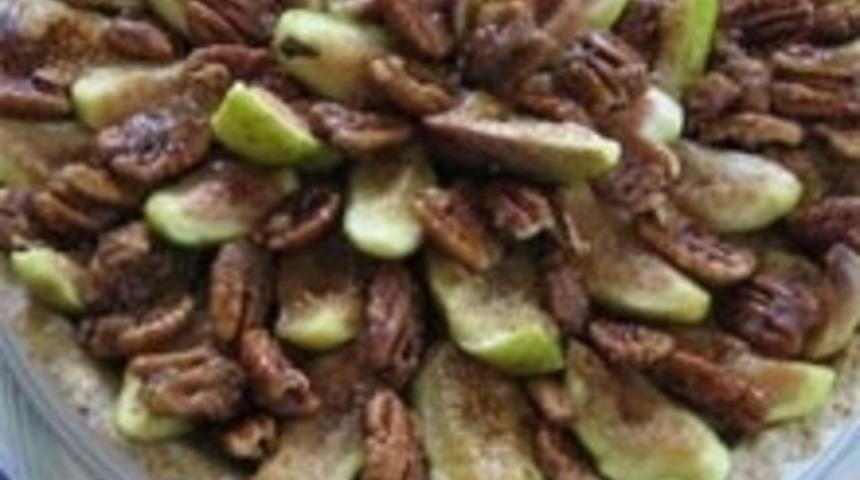 İncirli ve Cevizli Krokanlı Tart