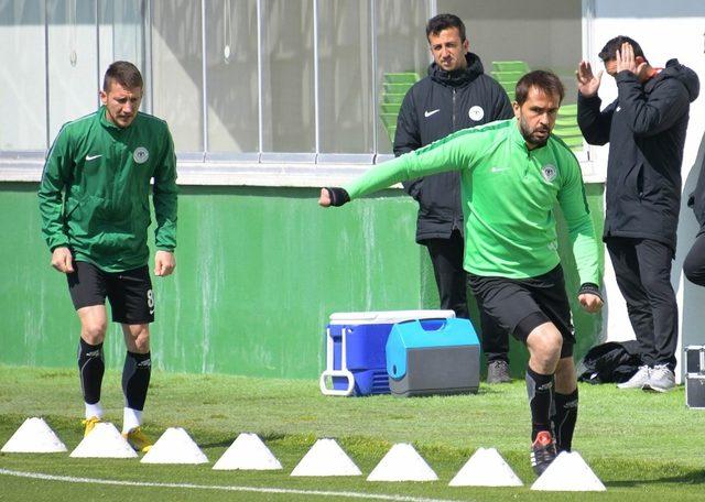 A. Konyaspor, MKE Ankaragücü maçı hazırlıklarını sürdürüyor