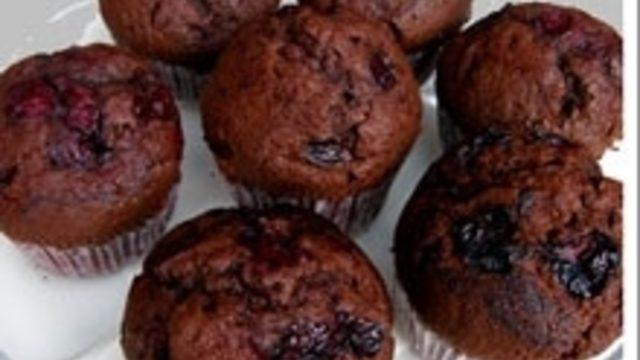 Vişneli Çikolatalı Muffin
