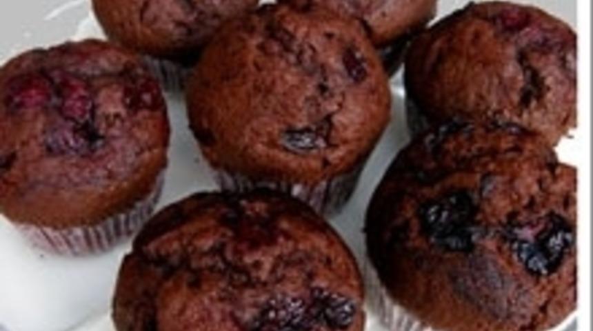 Vişneli Çikolatalı Muffin