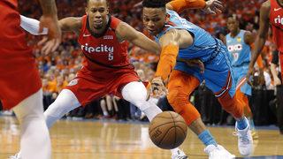  Oklahoma City Thunder, Russell Westbrook ile kazandı