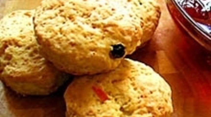 Portakallı Kuş Üzümlü İngiliz Kurabiyesi