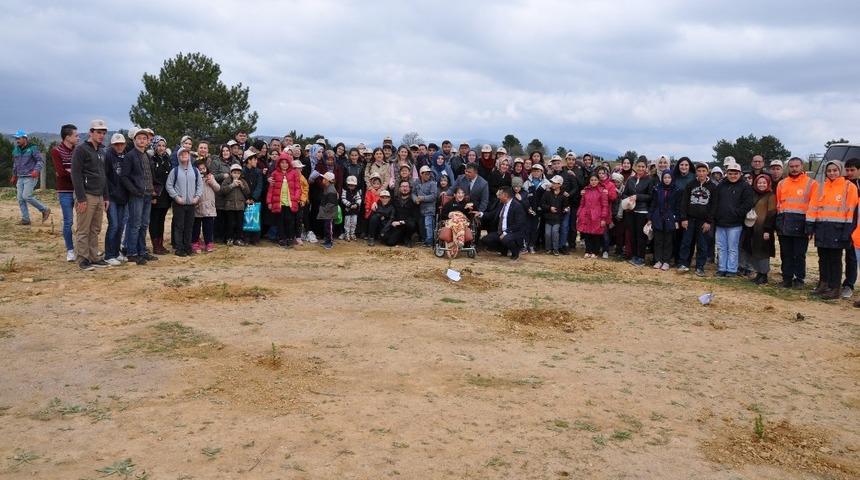 &Ouml;zel eğitim &ouml;ğrencilerinden hatıra ormanı