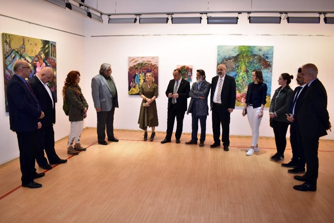 SANKO Sanat Galerisi&rsquo;nde resim sergisi