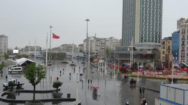 (ek bilgilerle) İstanbul'da yağmur ve dolu