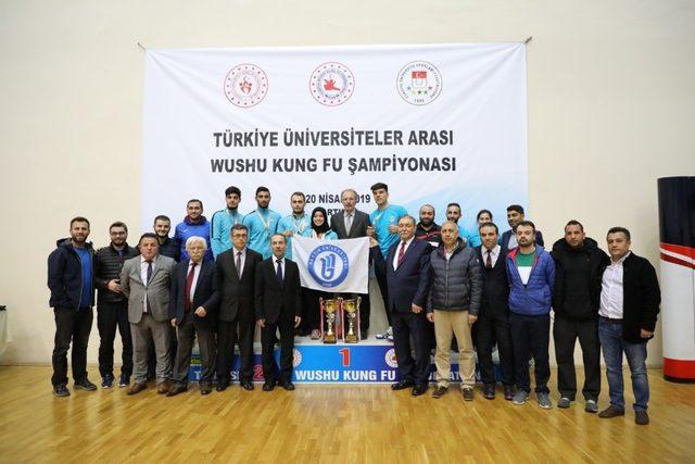 Üniversitelerarası Türkiye Wushu Kung Fu Şampiyonası sona erdi