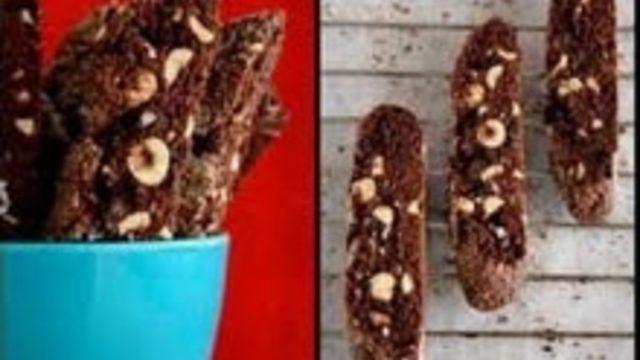 Çikolatalı ve Fındıklı Biscotti