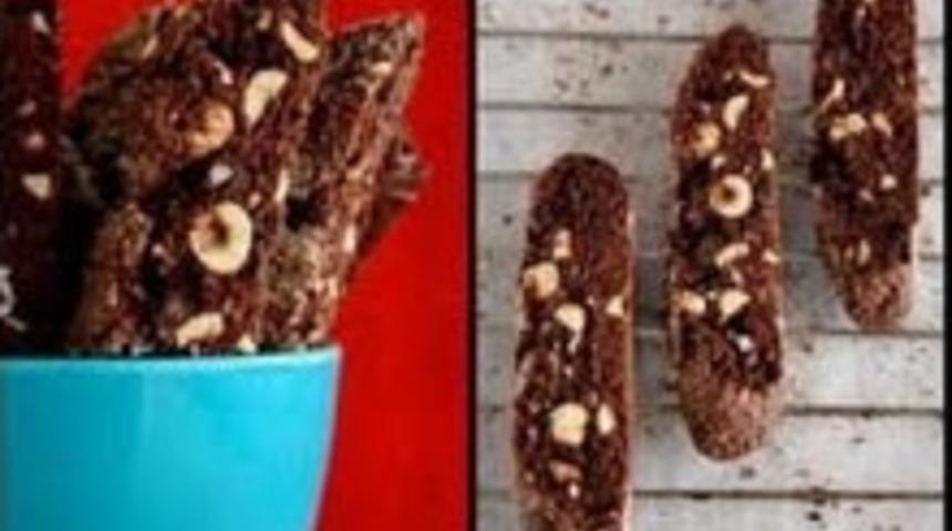 Çikolatalı ve Fındıklı Biscotti
