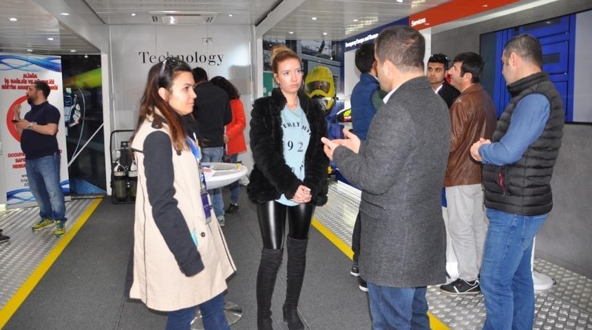 İş sağlığı ve g&uuml;venliği tırı Aliağa&rsquo;da ilgi g&ouml;rd&uuml;