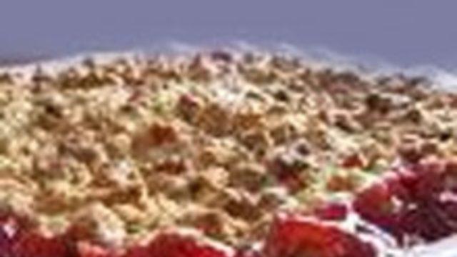 Çilekli Kıtır (Crumble)