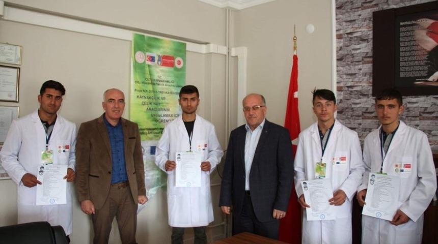 Oltu Mesleki ve Teknik Anadolu Lisesi&rsquo;nden uluslararası &ccedil;alışma