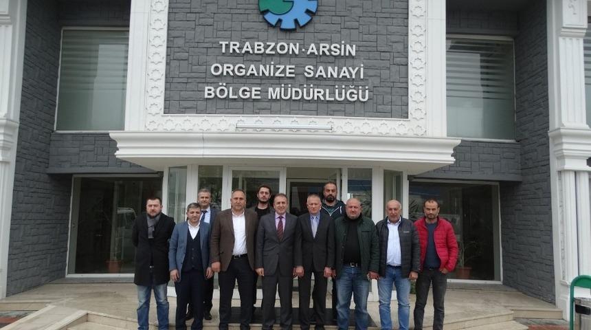 T&uuml;m Sanayiler Yapı Kooperatifi Heyetinden Arsin OSB&rsquo; ye ziyaret