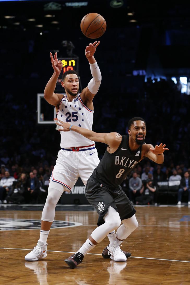 NBA'de  Brooklyn Nets - Philadelphia maçında kavga çıktı G5