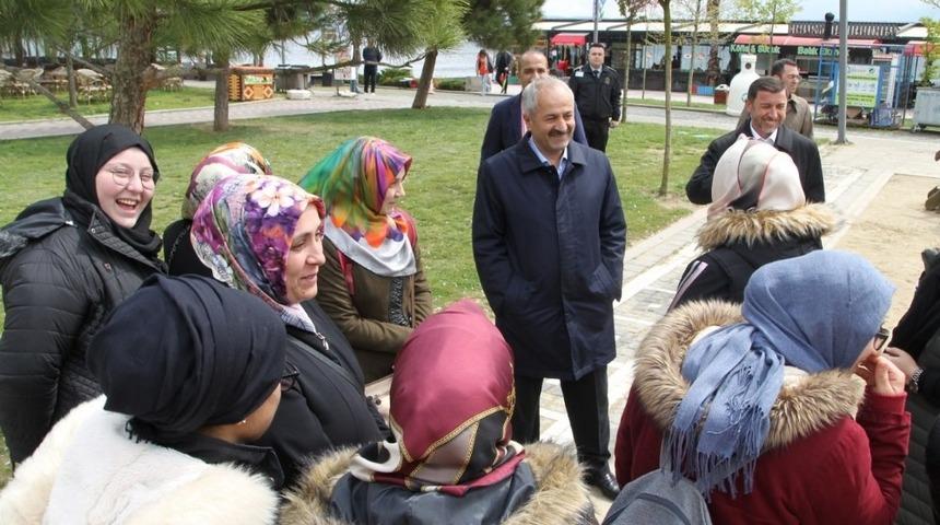 Başkan B&uuml;y&uuml;kg&ouml;z&rsquo;den Eskihisar turu